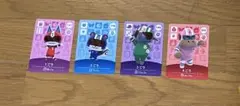 あつ森amiiboカード1号2号3号4号セット