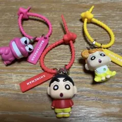 クレヨンしんちゃん カラフルマルチチャーム ガチャガチャ　　　3個セット！