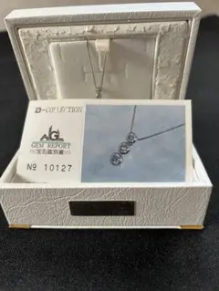 D-COLLECTION 天然ダイヤモンド ネックレス 0.30ct