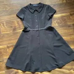 CHOPIN deuxブラック 半袖ワンピース 150