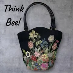 Think Bee! シンクビー 花柄 ジャガード ショルダーバッグ - メルカリ