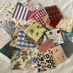 ハギレ100枚以上Ｂ 各6cm〜6.5cm位