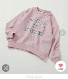 【新品未使用】devirockデビラボ プリント ボリュームスリーブ トレーナー