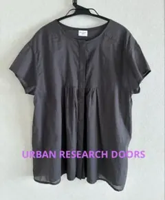 URBAN RESEARCH DOORS シャツ ブラウス チャコールグレーのサムネイル