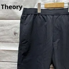 Theory シアサッカー ショートパンツ ショーツ S 黒 人気 お洒落のサムネイル