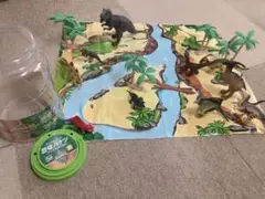 アニマルゾーン 恐竜バケツ プレイマット付き