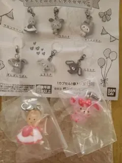 サンリオ　ゆるっとめじるしアクセサリー　マロンクリーム　ぼんぼんりぼん