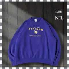 2191/Lee NFLミネソタ•バイキングス チーム刺繍ロゴ スウェット2XL