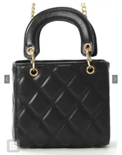 GRL：2Wayキルティングチェーンスクエアショルダーバッグ