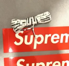 supreme NIKEエアフォース1 靴紐 ステッカー付