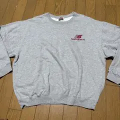 90s ヴィンテージ　New Balance スウェット 刺繍ロゴ　LL