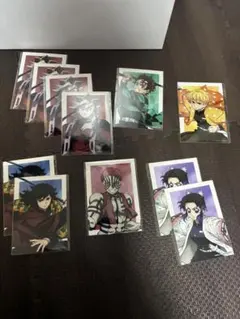 鬼滅の刃　アニプレックス　オンラインくじ　5連特典ブロマイド　セット