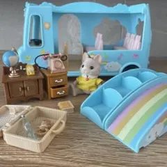 シルバニアファミリー　幼稚園バス　まとめ売り