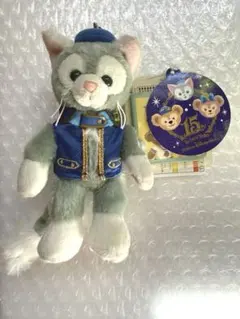 【GW限定値下げ】ディズニーシー ジェラトーニ 15周年ぬいぐるみ バッジ