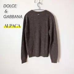 アルパカ混【ドルチェ＆ガッバーナ】 セーター ニット チャコール