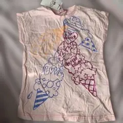 Mezzo Pianoアイスクリームデザイン 半袖Tシャツ 130cm