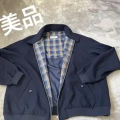 ネイビー ジップアップ ジャケット