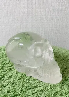 クリスタル スカル型 置物