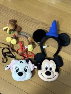 ディズニー　カチューシャとポシェットセット