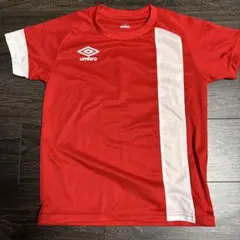 umbro サッカーシャツ 140サイズ 赤/白