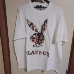PLAYBOY グラフィック Tシャツ グリーン L 古着 | Mercari
