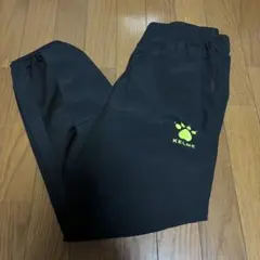 KELME ピステパンツ ブラック ネオングリーンロゴ　160 Sサイズのサムネイル