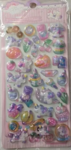 ユニコーン♡ボンボンドロップシール