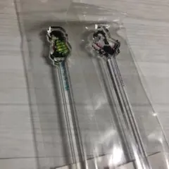 鬼滅の刃　ジャンプショップ　アクリルマドラー　冨岡義勇　胡蝶しのぶ　未開封