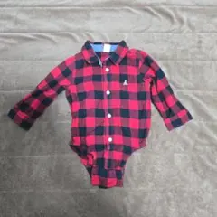 baby GAP チェック柄ロンパース 18-24ヶ月
