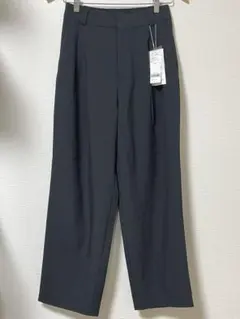 【新品タグ付】GLOBAL WORK ワイドパンツ M グレー ストレッチ