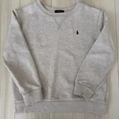 ラルフローレン　キッズ　トレーナー　ライトグレー　130
