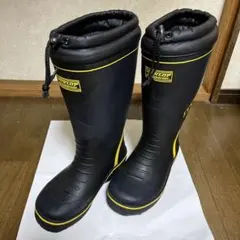 DUNLOP 防水　防寒　長靴 黒/黄色