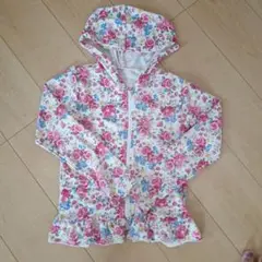 花柄 フード付き ラッシュガード