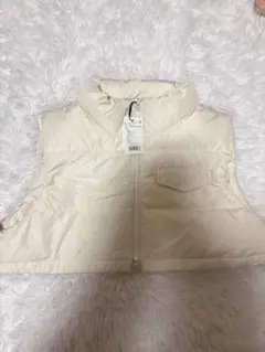 LAGUA GEM アイボリー ダウンベスト