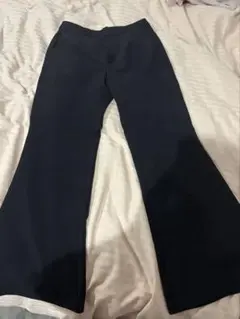 GU スラックス ストレッチフレアパンツ L
