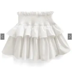 インパン裏地付きティアードフリルミニスカート[tw1166]