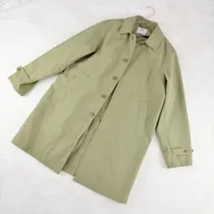 新品　コーエン　リラックスステンカラーコート/L/ポリエステル