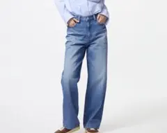 UNIQLO ワイドストレートジーンズ 26のサムネイル