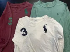 Polo Ralph Lauren 長袖シャツ 3枚セット M(10-12)