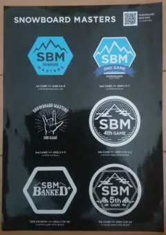 SNOWBOARD MASTERS ステッカー
