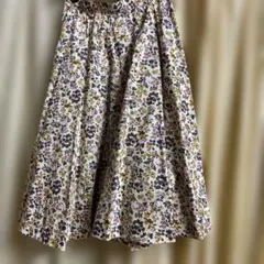 リバティ ひざ丈スカート
