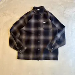 caltop オンブレチェックシャツ M