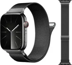 ORRLBB アップルウォッチバンド Apple Watch  ブラック