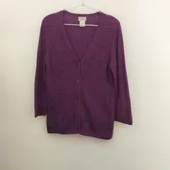L.L.Bean パープル カーディガン S-REGのサムネイル