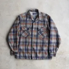 60s70s ペンドルトン ボードシャツ ウールシャツ L ヴィンテージ