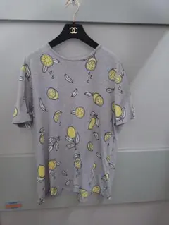レア♪アミ メンズ レモン柄 Tシャツ かわいい♪のサムネイル