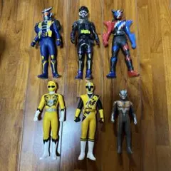 仮面ライダー ソフビ　6体セット