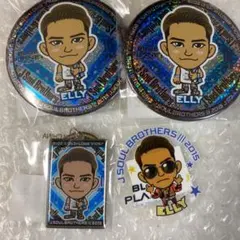 ELLY 缶バッジ＆メタルキーホルダー ＆クリアステッカー　オンラインブース