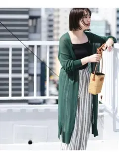 アーバンリサーチアイテムズ　サマーニットロングカーディガン