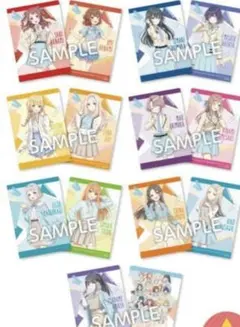 学園アイドルマスター クリアファイル　ローソン　藤田ことね花海咲季花海佑芽